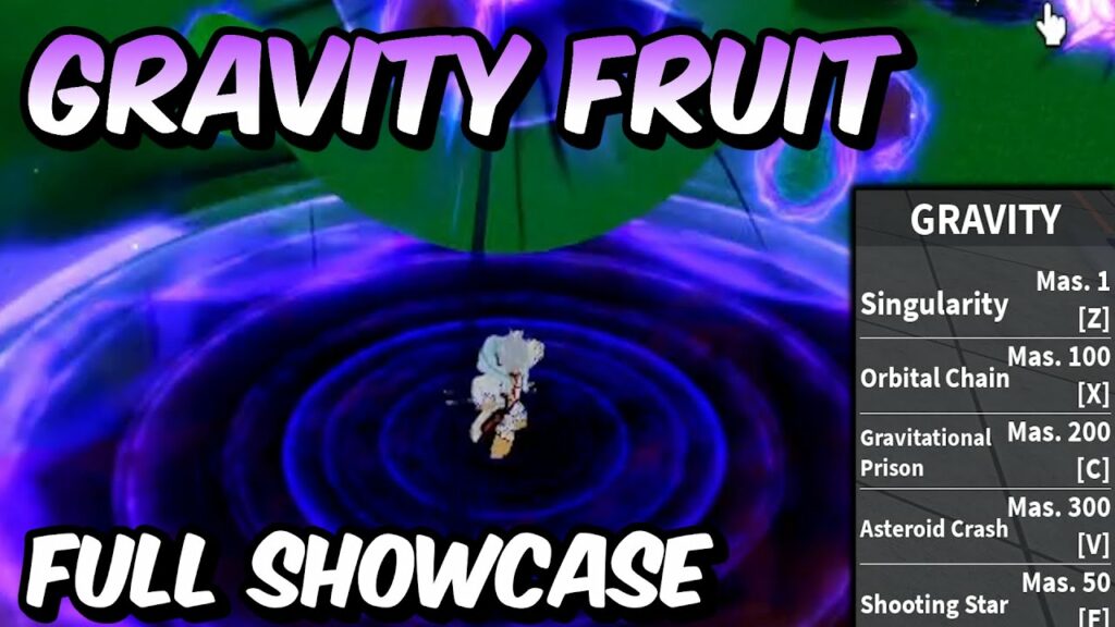 Gravity fruit in blox fruits