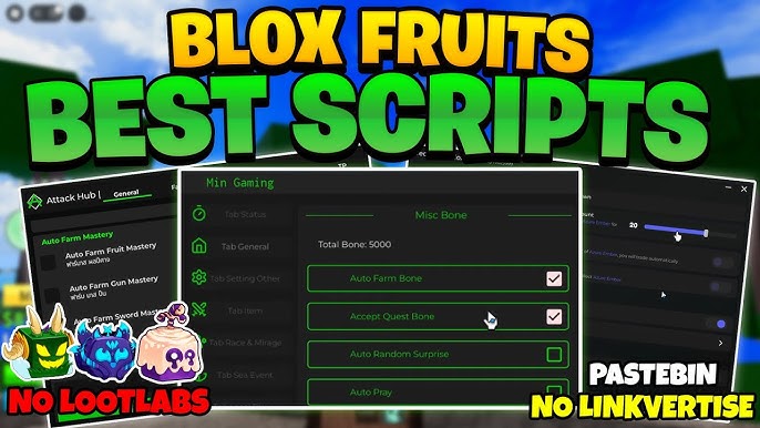 Hack blox fruits autofarm script